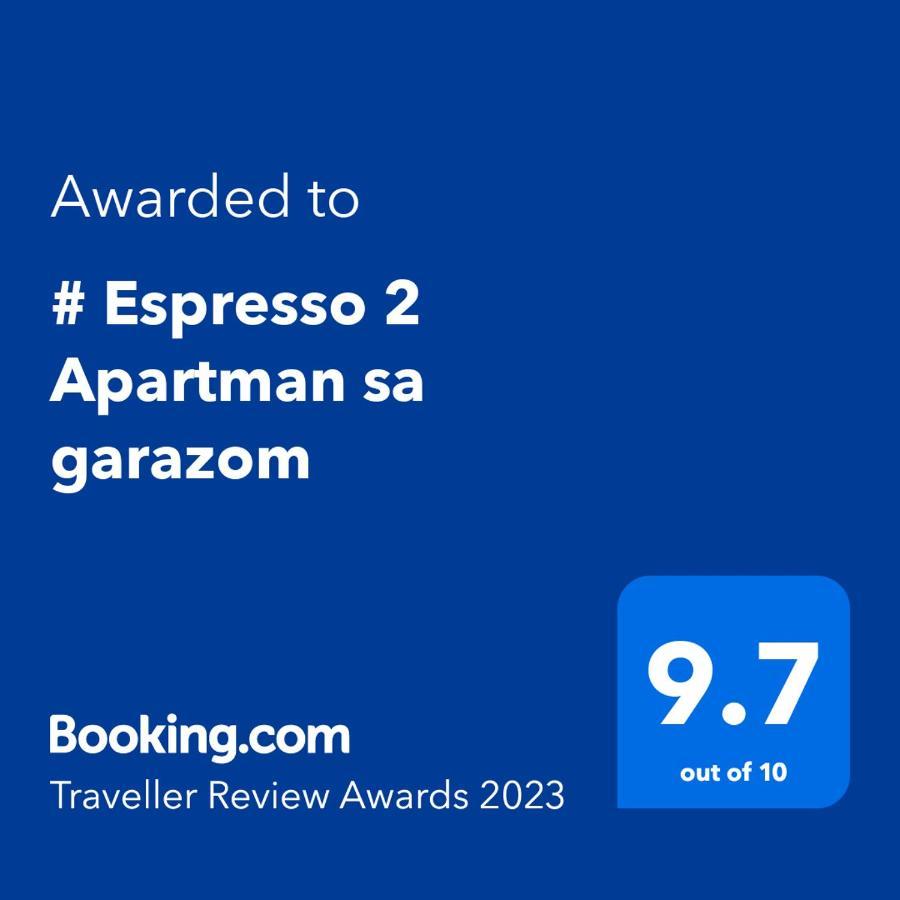 # Espresso 2 Apartman Sa Garazom Sremska Mitrovica Exteriér fotografie